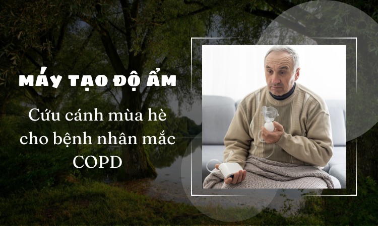 Máy tạo độ ẩm: Cứu cánh mùa hè cho bệnh nhân mắc COPD